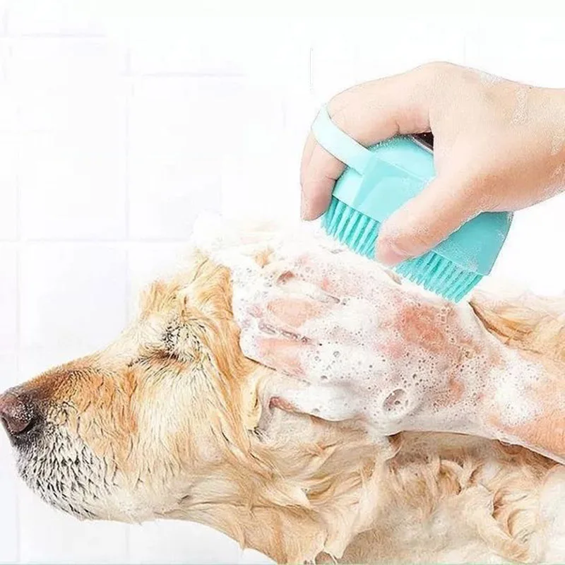 Dog Bath Massage Brush Soft Silicone Pet Shampoo Massager Brush Puppy Cat Shower Comb Bathroom Grooming Tool Pet Accessories
Dog Bath Massage Brush Soft Silicone Pet Shampoo Massager Brush Puppy Cat Shower Comb Bathroom Grooming Tool Pet Accessories