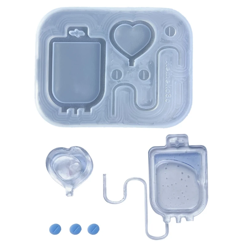 

Stethoscope Theme Silicone Mold Crystal Epoxy Shaker Filler Silicone Molds Resin Fillings Mould Quicksand Resin Mold