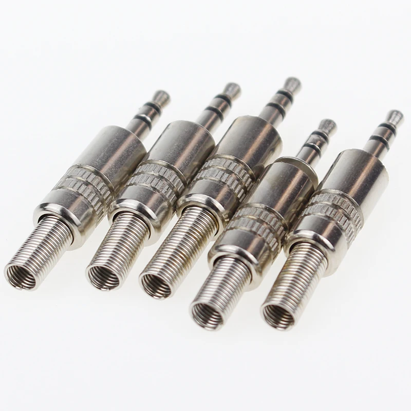 5pcs 3.5mm 3-Pole Stereo Metal Plug Connector 3.5 Plug & Jack Adapter With Soldering Wire Terminals 3.5mm Stereo Plug
5pcs 3.5mm 3-Pole Stereo Metal Plug Connector 3.5 Plug & Jack Adapter With Soldering Wire Terminals 3.5mm Stereo Plug