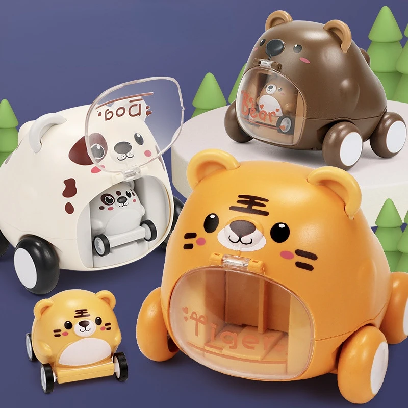 Kids Children Ejection Inertial Car Toys Cute Cartoon Animals Tiger Bear Dog Vehicle Toy for Toddlers Boys Girls Gifts
Kids Children Ejection Inertial Car Toys Cute Cartoon Animals Tiger Bear Dog Vehicle Toy for Toddlers Boys Girls Gifts