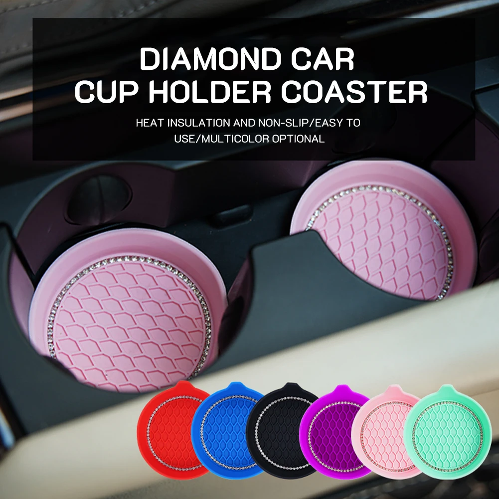 4Pcs Car Cup Holder Coaster Universal Bling Crystal Rhinestones Anti-Slip Cup Holder Sparkling Diamond Auto Interior Accessories
4Pcs Car Cup Holder Coaster Universal Bling Crystal Rhinestones Anti-Slip Cup Holder Sparkling Diamond Auto Interior Accessories