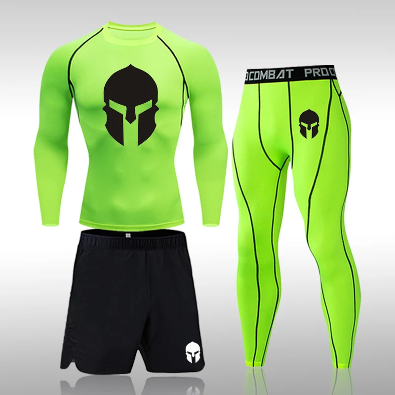 Compression Set Thermal Underpants Leggings+Shirt+Shorts Men's Clothing 3 Pcs/Set Men Sportswear Quick Dry Tights Fitness Suit
Compression Set Thermal Underpants Leggings+Shirt+Shorts Men's Clothing 3 Pcs/Set Men Sportswear Quick Dry Tights Fitness Suit