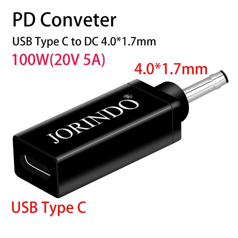 100 Вт USB Type C мама в DC 4,0*1,7 мм папа пуля PD приманка катушка триггера штекер для ноутбуков Быстрая зарядка конвертер разъем
100 Вт USB Type C мама в DC 4,0*1,7 мм папа пуля PD приманка катушка триггера штекер для ноутбуков Быстрая зарядка конвертер разъем