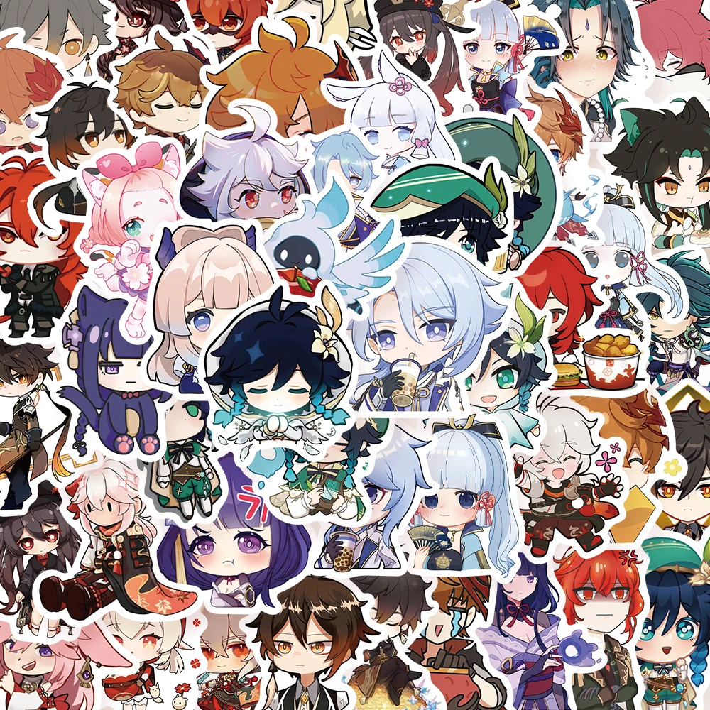 NEW!10/50/100PCS Anime Game Genshin Impact Stickers Graffiti for Laptop Luggage Skateboard Guitar Motorcycle Decal Scrapbook Toy
NEW!10/50/100PCS Anime Game Genshin Impact Stickers Graffiti for Laptop Luggage Skateboard Guitar Motorcycle Decal Scrapbook Toy