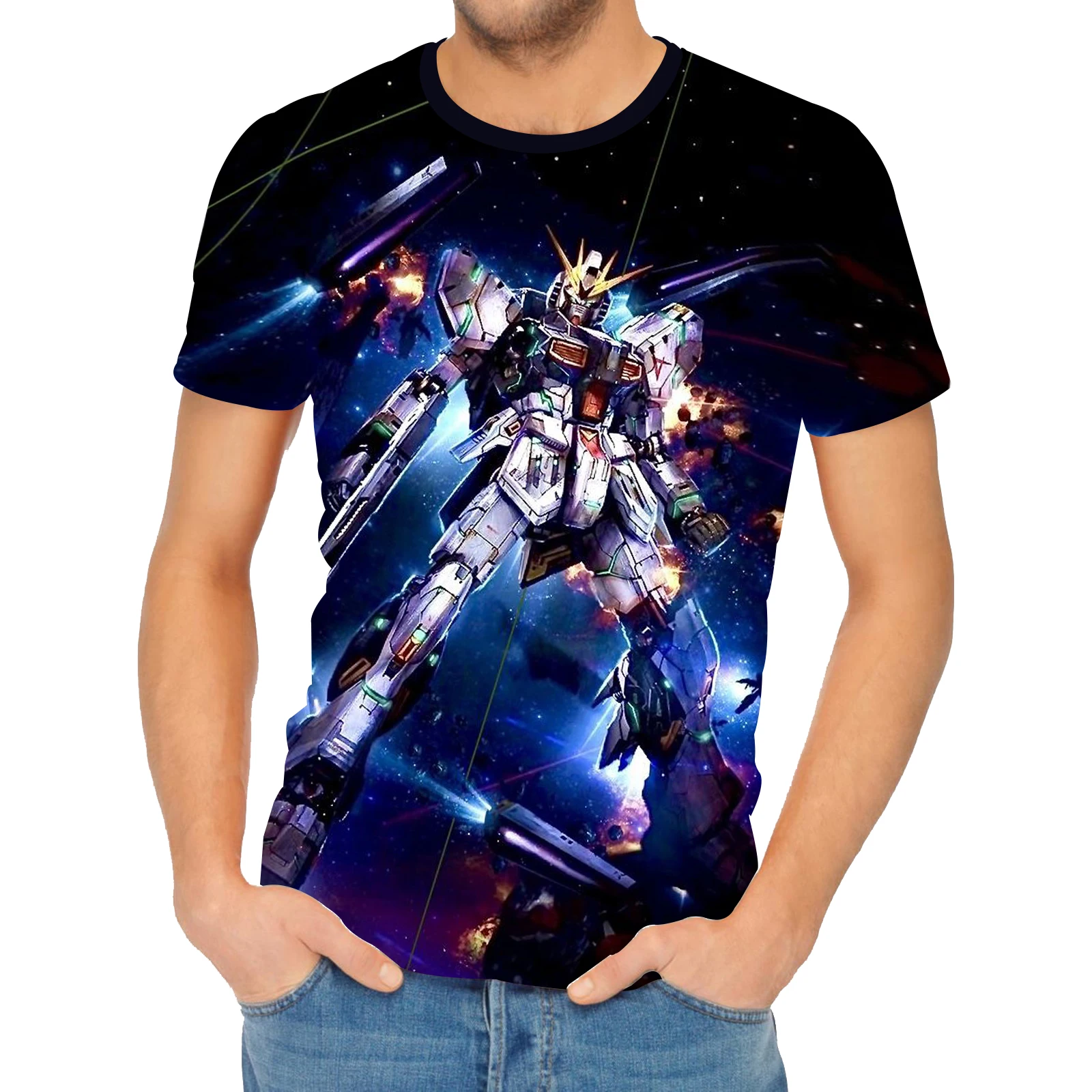 Men's Shirts Cool Anime Gundam Robot Warrior Barbatos Print Men's T-Shirt Street Party Travel Essential T-Shirt Oversized 6XL
Men's Shirts Cool Anime Gundam Robot Warrior Barbatos Print Men's T-Shirt Street Party Travel Essential T-Shirt Oversized 6XL
