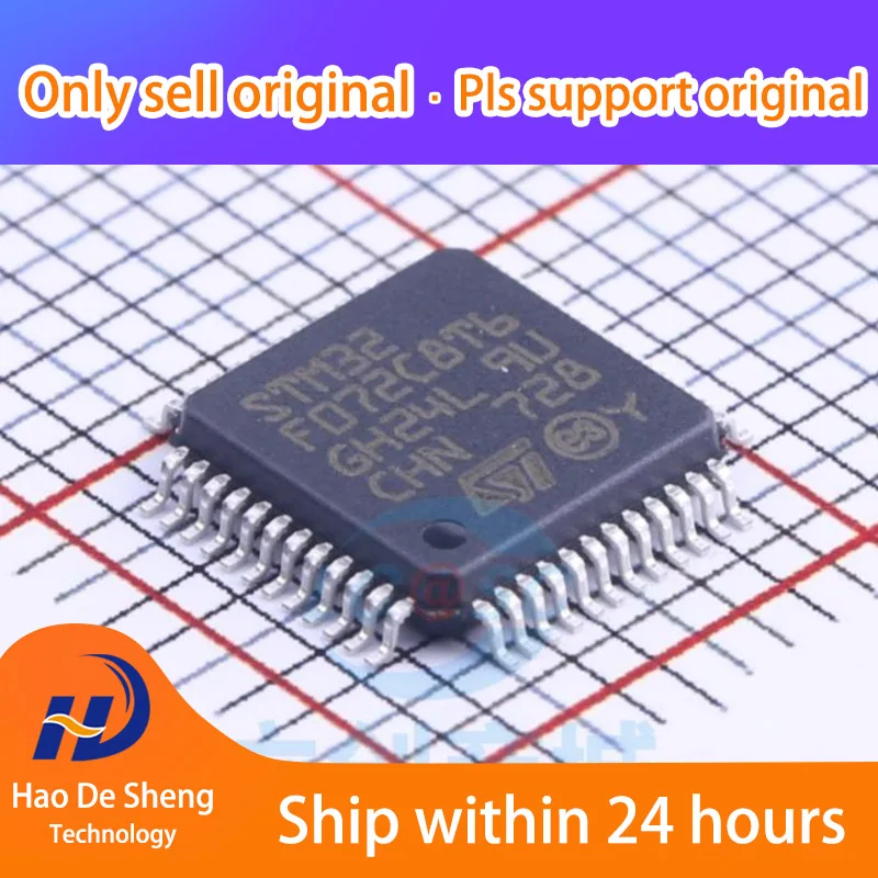 10 шт./партия STM32F072C8T6 LQFP-48 ARM Cortex-M0 32 bit MCUNew Original в наличии
10 шт./партия STM32F072C8T6 LQFP-48 ARM Cortex-M0 32 bit MCUNew Original в наличии