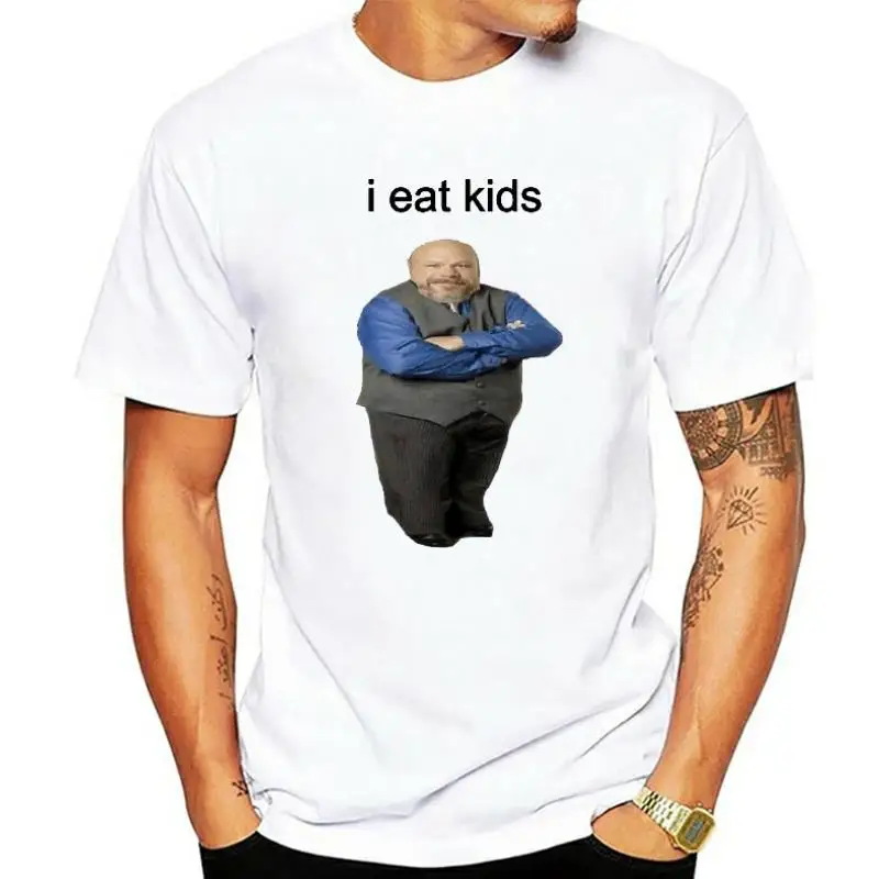 Bertram Eats Kids Funny Brand Unisex Tops I Eat Kids Tees Camisa Short Sleeve New Black White Casual Loose Tshirt Ropa Hombre 
Bertram Eats Kids Funny Brand Unisex Tops I Eat Kids Tees Camisa Short Sleeve New Black White Casual Loose Tshirt Ropa Hombre