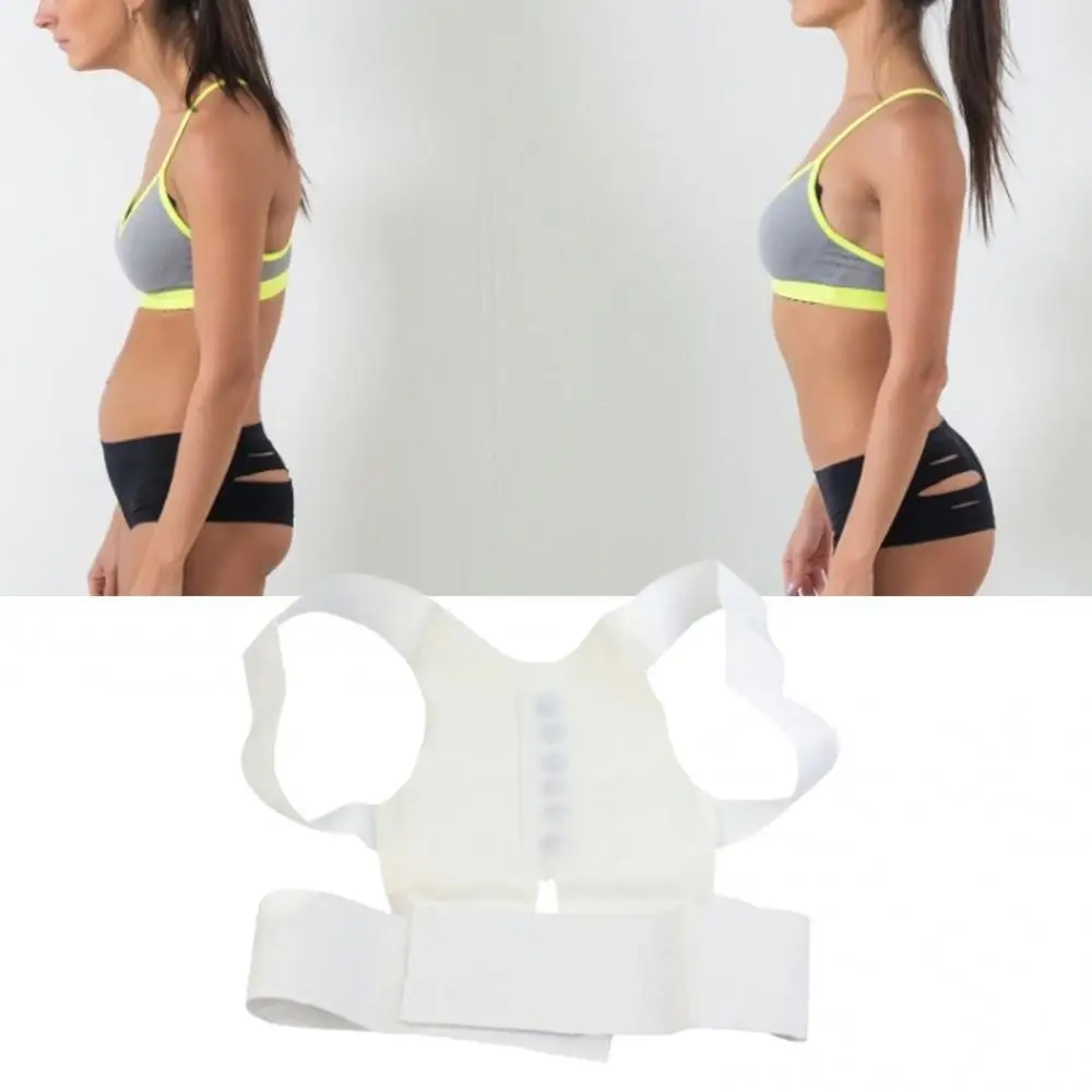 

Adjustable Back Spine Posture Corrector Adult Humpback Pain Back Support Brace Shoulder Belt Posture Correction For Man andWoman