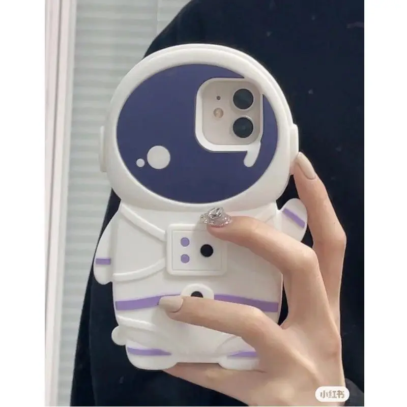 New Phone Case for 13 Pro Max Funny Carton Stereo Space Astronaut Shells for IPhone 12 Pro 11 Xs Xr 7 8plus Soft Silicone Ins
New Phone Case for 13 Pro Max Funny Carton Stereo Space Astronaut Shells for IPhone 12 Pro 11 Xs Xr 7 8plus Soft Silicone Ins