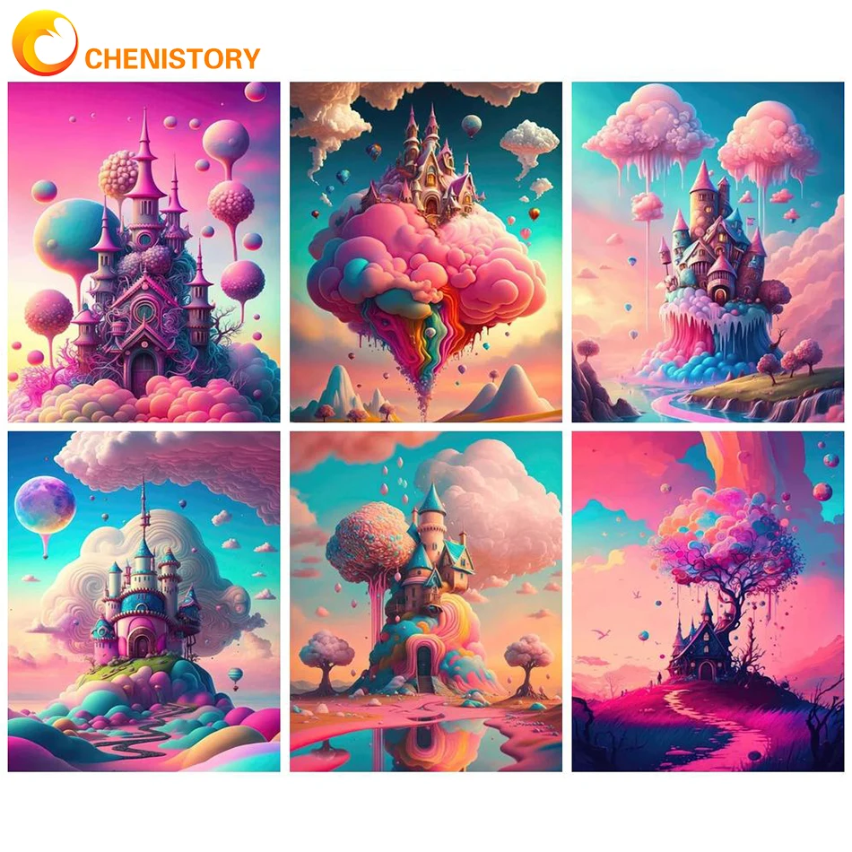 CHENISTORY 40x50cm Paint By Numbers Scenery Castle Oil Painting By Numbers On Canvas Frameless DIY Landscape Home Decor Gift
CHENISTORY 40x50cm Paint By Numbers Scenery Castle Oil Painting By Numbers On Canvas Frameless DIY Landscape Home Decor Gift