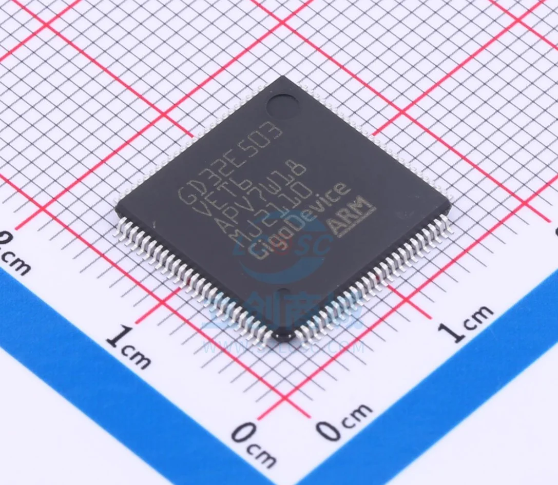 GD32E503VET6 Package LQFP-100 ARM Cortex-M33 180MHz Flash Memory: 512KB RAM: 128KB MCU (MCU/MPU/SOC)
GD32E503VET6 Package LQFP-100 ARM Cortex-M33 180MHz Flash Memory: 512KB RAM: 128KB MCU (MCU/MPU/SOC)