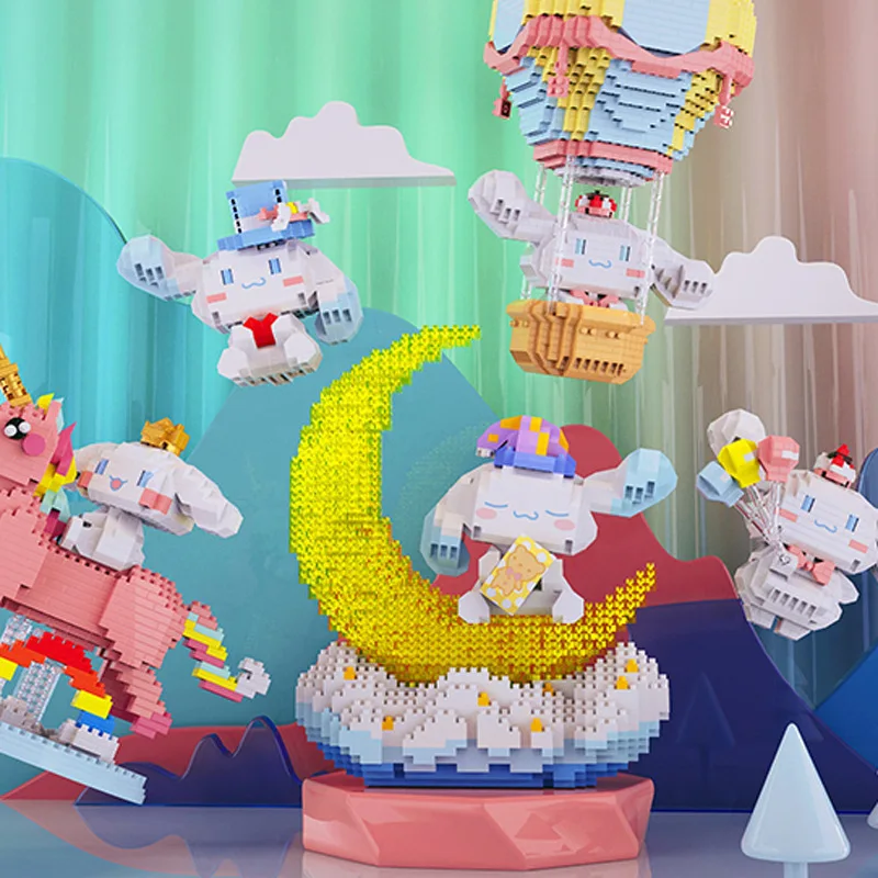 Sanrio Cinnamoroll Small Particle Assembled Building Block Toys Hello Kitty Action Figure Kuromi Melody Puzzle Room Decoration
Sanrio Cinnamoroll Small Particle Assembled Building Block Toys Hello Kitty Action Figure Kuromi Melody Puzzle Room Decoration