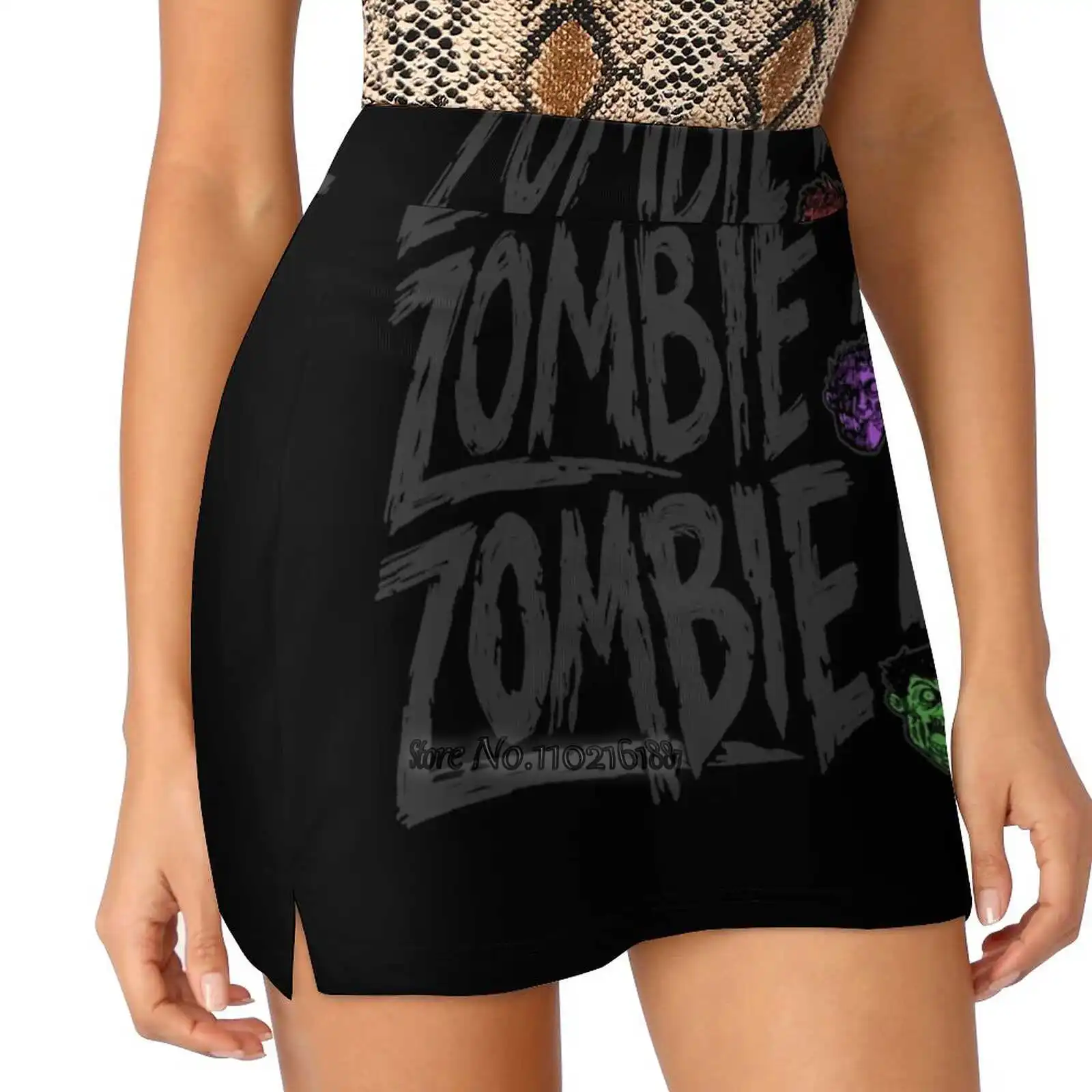 Zombie Zombie Zombie Fake Two-Piece Hakama Skirt Women Pencil Skirts Workout Sports Mini Skirt Zombie Horror Macabre Text Black
Zombie Zombie Zombie Fake Two-Piece Hakama Skirt Women Pencil Skirts Workout Sports Mini Skirt Zombie Horror Macabre Text Black