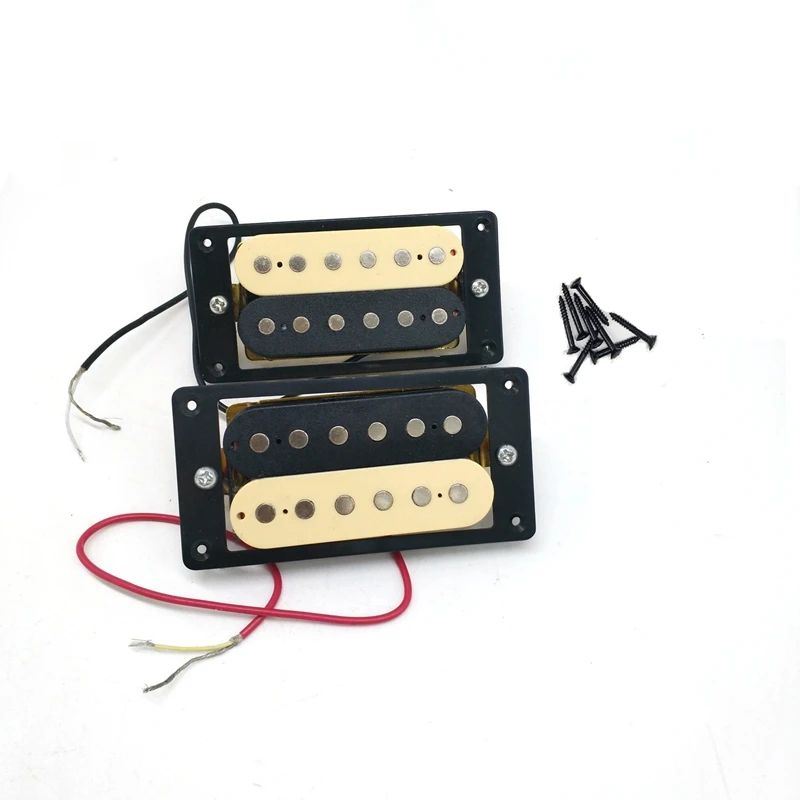 2Pcs Electric Guitar Pickups 50/52 Zebra Faced Humbucker Double Coil Electric Guitar Pickups
2Pcs Electric Guitar Pickups 50/52 Zebra Faced Humbucker Double Coil Electric Guitar Pickups
