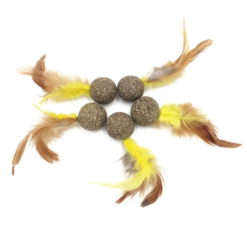 3pc Catnip Toys Soft Feather Cat Toy Ball Treats Interactive Kitten Toys gato katten speelgoed
3pc Catnip Toys Soft Feather Cat Toy Ball Treats Interactive Kitten Toys gato katten speelgoed