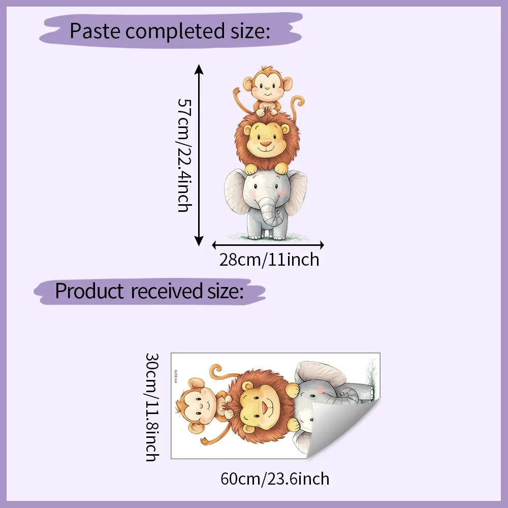 Настенная наклейка MOONBIFFY "Скандинавские лесные животные"
Настенная наклейка MOONBIFFY "Скандинавские лесные животные"