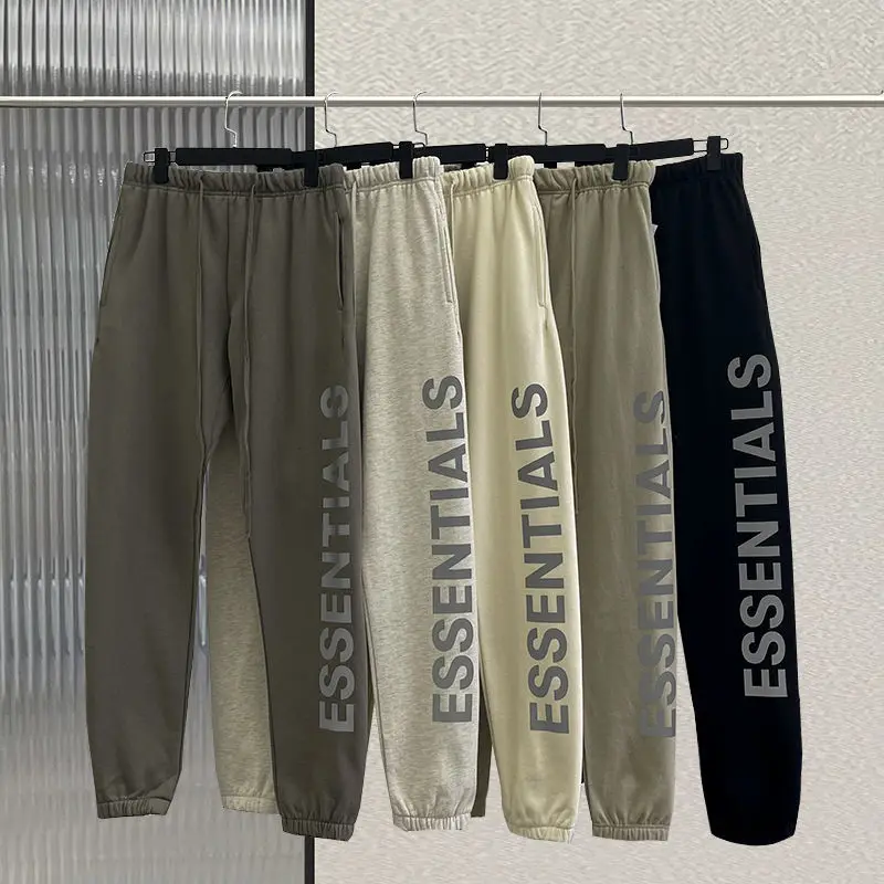 Essentials Pants Oversized Reflective Letter Sweatpants Streetwear Hip Hop Loose Men's Women's 100% Cotton Sports Pants
Essentials Pants Oversized Reflective Letter Sweatpants Streetwear Hip Hop Loose Men's Women's 100% Cotton Sports Pants