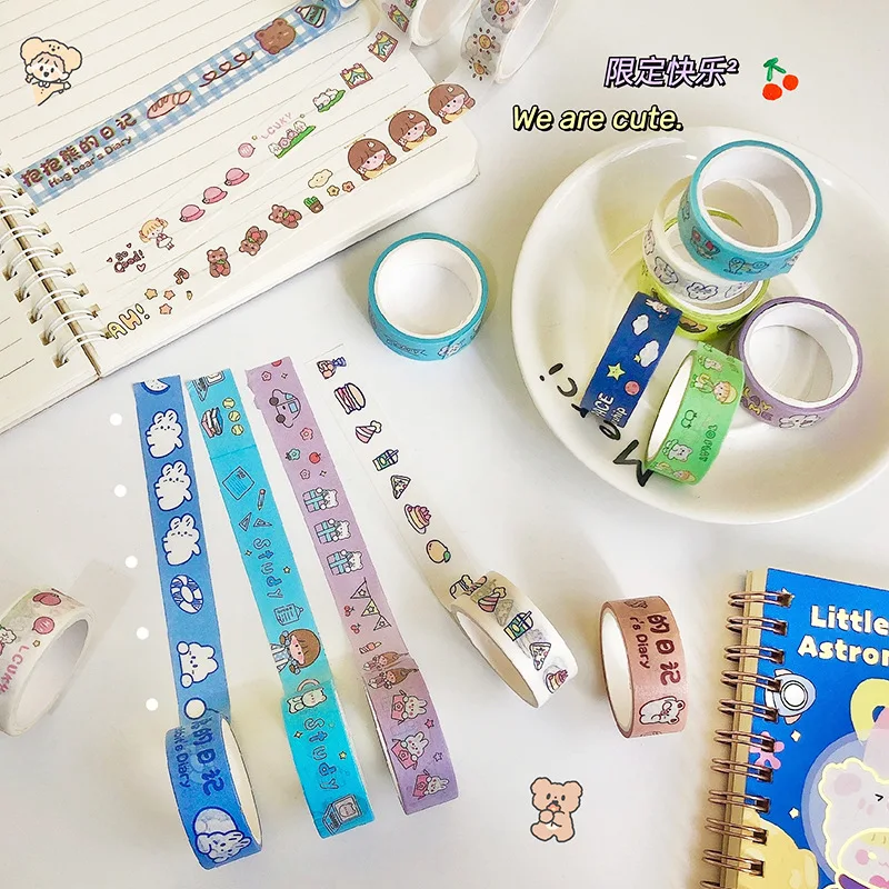 New hand account and paper tape stickers stickers DIY hand account material stickers Japanese cartoon washi tape 3 meters long
New hand account and paper tape stickers stickers DIY hand account material stickers Japanese cartoon washi tape 3 meters long