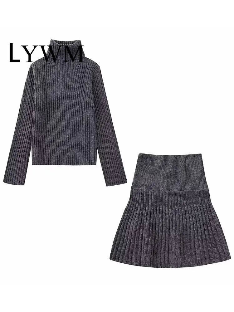 Женский модный комплект LYWM из 2 предметов, однотонный вязаный пуловер, свитер и винтажная юбка миди с высокой эластичной талией, шикарный же...
Женский модный комплект LYWM из 2 предметов, однотонный вязаный пуловер, свитер и винтажная юбка миди с высокой эластичной талией, шикарный же...