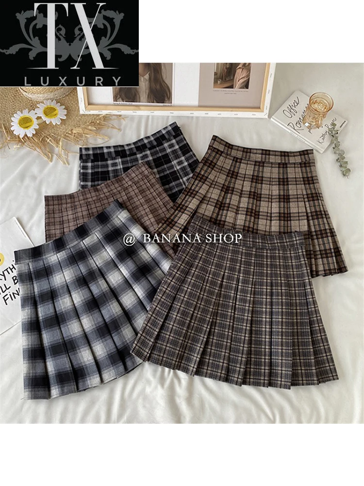 Summer New Women Pleated Skirt Korean Fashion High Waist Plaid Preppy Style Mujer All-Match Mini Chic Woman Skirts Girls
Summer New Women Pleated Skirt Korean Fashion High Waist Plaid Preppy Style Mujer All-Match Mini Chic Woman Skirts Girls