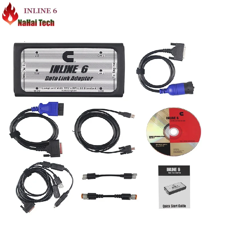 Full cable for INLINE 6 Data Link Adapter Insite Heavy Duty Diagnostic Tool interface inline6
Full cable for INLINE 6 Data Link Adapter Insite Heavy Duty Diagnostic Tool interface inline6