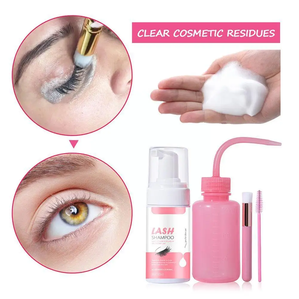 100ml Professional Eye Lashes Foam Cleaner Individual Brush Makeup Shampoo Eyelashes Remover Bottle Eyelash Cleanser Extens V1J1
100ml Professional Eye Lashes Foam Cleaner Individual Brush Makeup Shampoo Eyelashes Remover Bottle Eyelash Cleanser Extens V1J1