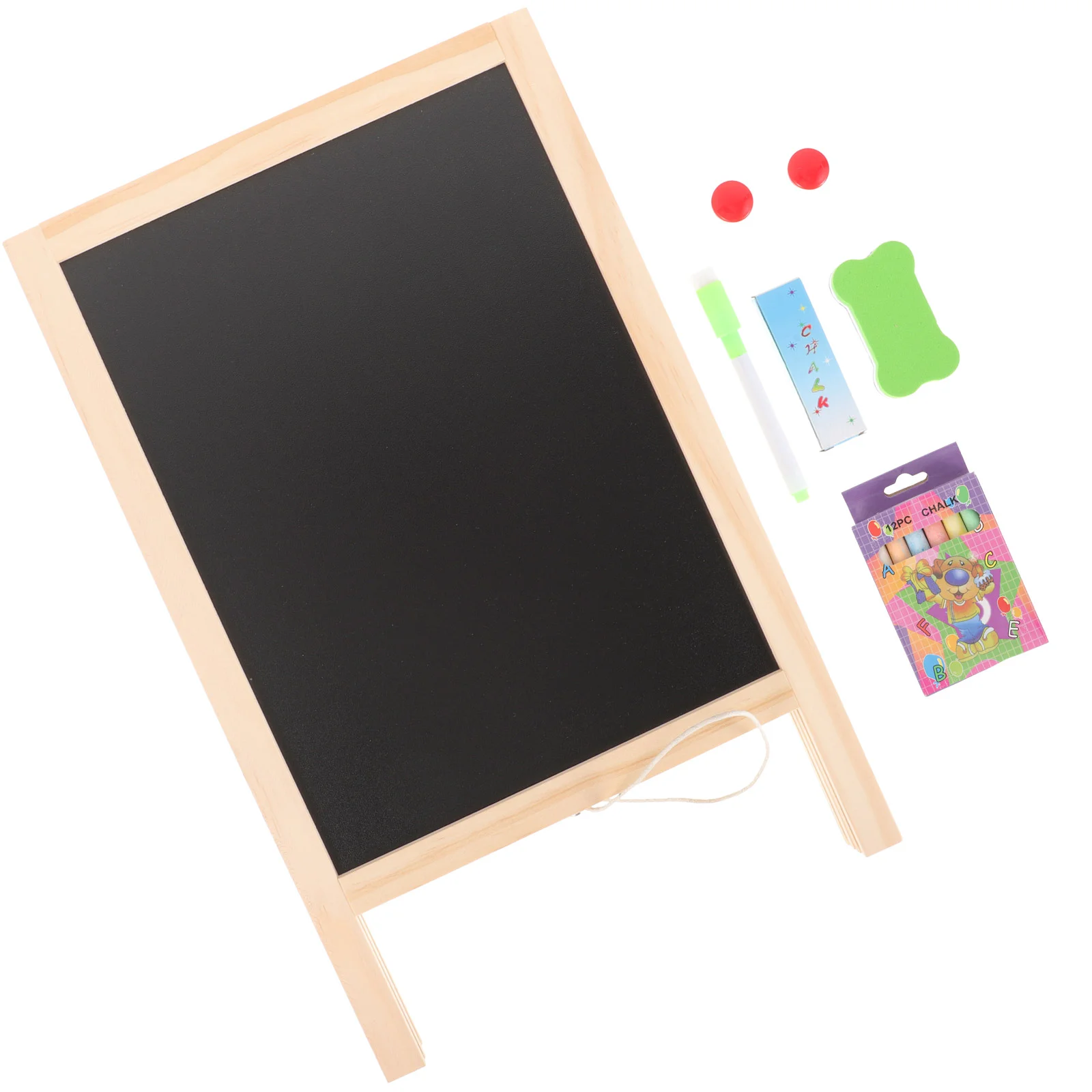 

Children Whiteboard Classroom Chalkboard Kids The Sign Writing Pad Multi-function Wooden Small Erasable Drawing Blackboards