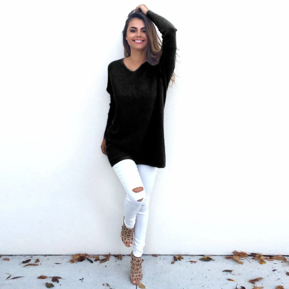 Autumn Winter Casual Sweater Solid Color Sweaters Jumper Pullovers Round Neck Women's Sweaters Outfits Long Sleeve Pull Femme
Autumn Winter Casual Sweater Solid Color Sweaters Jumper Pullovers Round Neck Women's Sweaters Outfits Long Sleeve Pull Femme