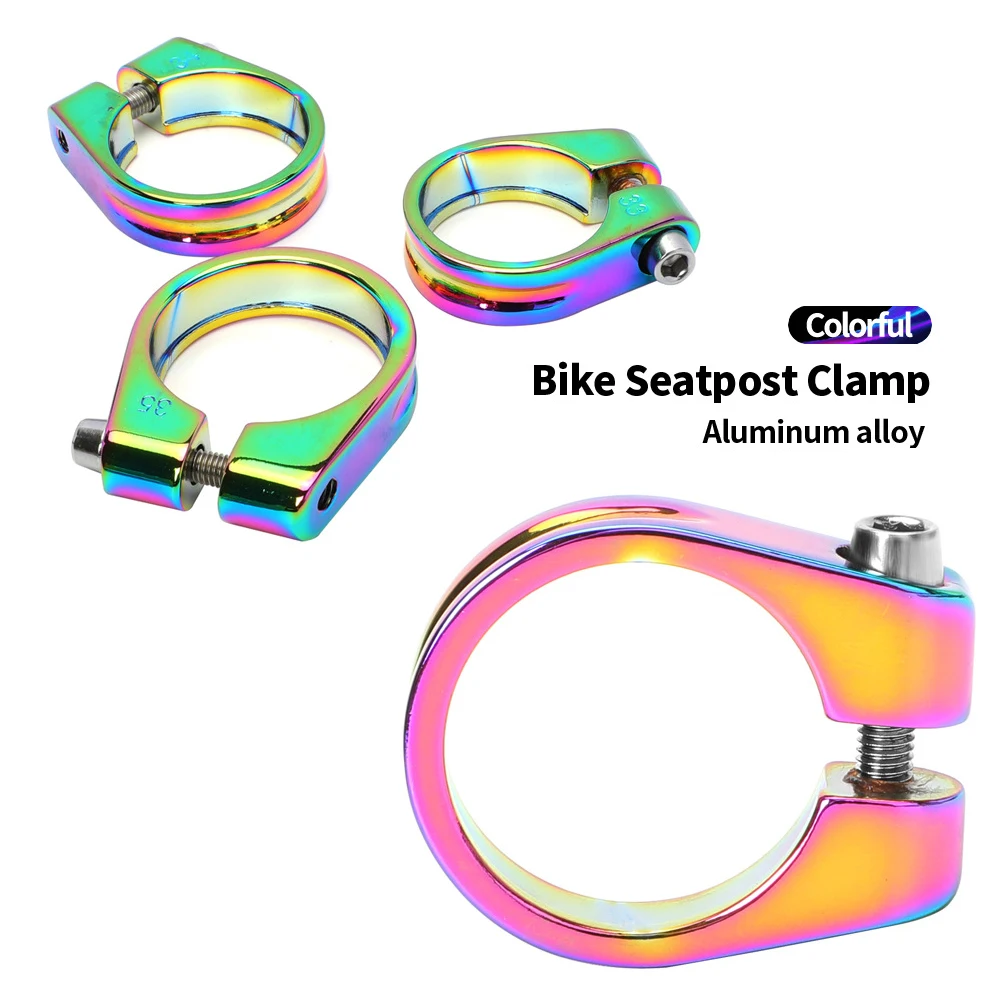 Bike Seat Post Clamp Aluminium Alloy Ultralight Mountain MTB Road Bicycle Seat Tube Clip Cycling Parts 28.6/31.8/34.9mm
Bike Seat Post Clamp Aluminium Alloy Ultralight Mountain MTB Road Bicycle Seat Tube Clip Cycling Parts 28.6/31.8/34.9mm