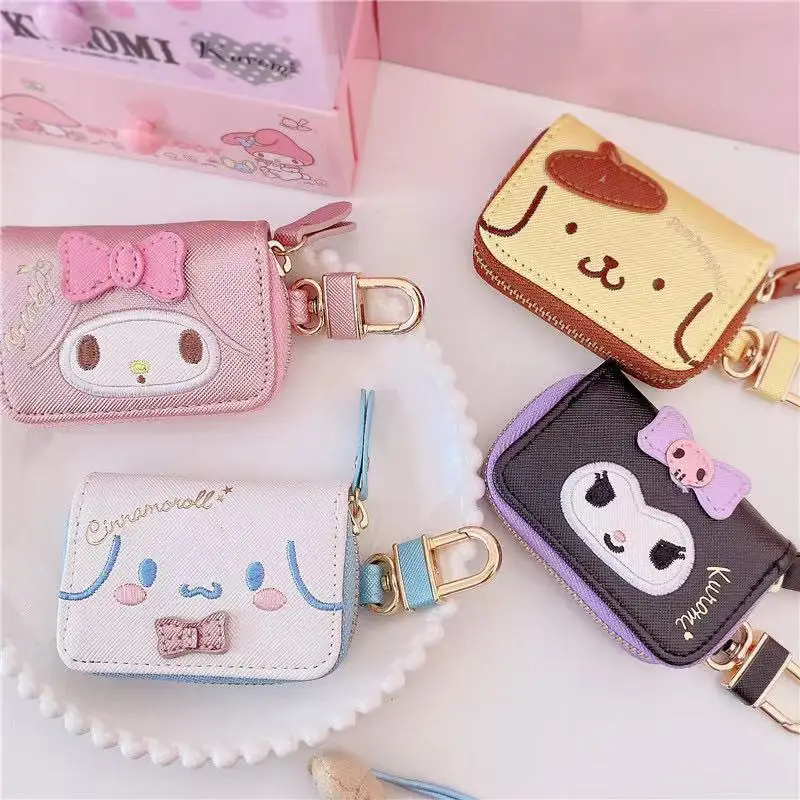 Kawaii Sanriod Anime Kuromi Cinnamorroll My Melody Pu Series Car Key Bag Storage Small Bag Pendant Accessories
Kawaii Sanriod Anime Kuromi Cinnamorroll My Melody Pu Series Car Key Bag Storage Small Bag Pendant Accessories