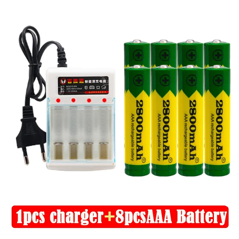 2023 AAA Battery Alkaline 2800 MAH 1.5 V AAA rechargeable battery for Battery Remote Control Toy Battery Light Battery+charger
2023 AAA Battery Alkaline 2800 MAH 1.5 V AAA rechargeable battery for Battery Remote Control Toy Battery Light Battery+charger