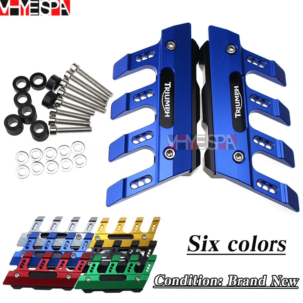 For triumph daytona MOTO2 765/ daytona 765 Motorcycle CNC Accessories Mudguard Side Protection Front Fender Anti-Fall Slider
For triumph daytona MOTO2 765/ daytona 765 Motorcycle CNC Accessories Mudguard Side Protection Front Fender Anti-Fall Slider