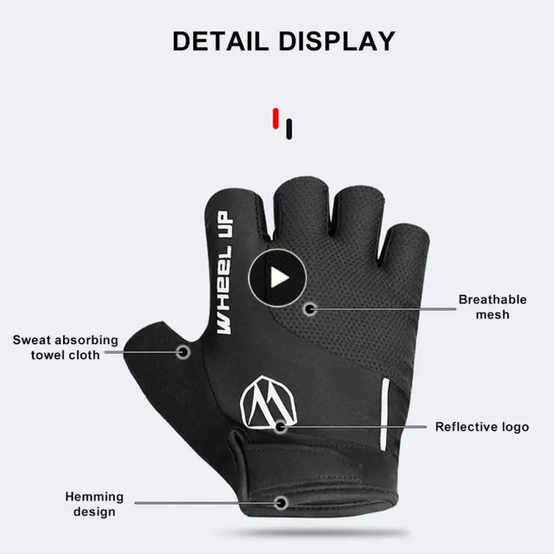 Fishing Gloves High-quality Mountain Bike Short Finger Reflective Anti-shock Leather Gloves Outdoor Bicycle Gloves Hot
Fishing Gloves High-quality Mountain Bike Short Finger Reflective Anti-shock Leather Gloves Outdoor Bicycle Gloves Hot