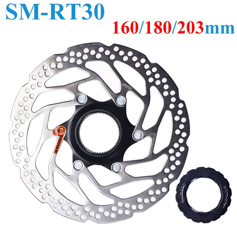 SM-RT30 Brake Rotor 2PC Bicycle Center Lock Rotor Mountain Bike Disc Brake Rotors 160mm 180mm 203mm 1PC MTB Part
SM-RT30 Brake Rotor 2PC Bicycle Center Lock Rotor Mountain Bike Disc Brake Rotors 160mm 180mm 203mm 1PC MTB Part