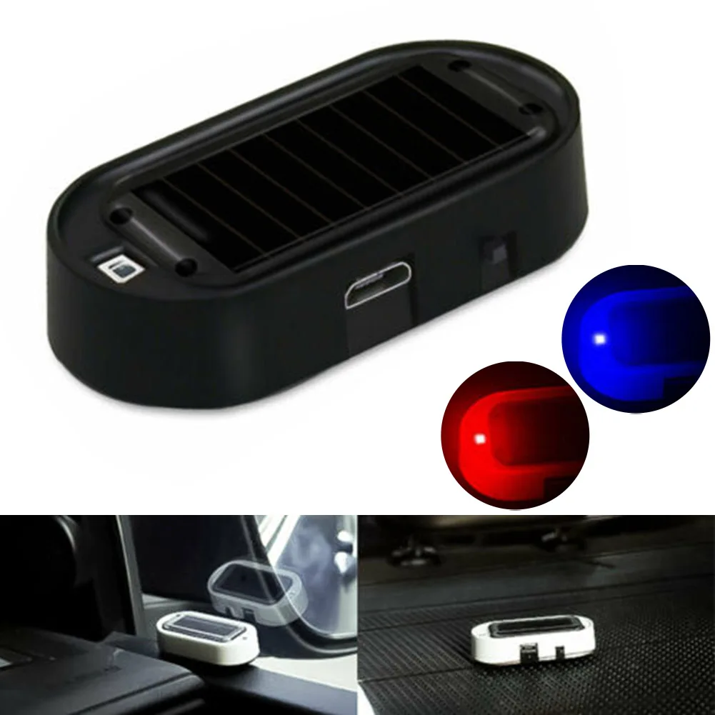 Solar Power LED Car Fake Alarm Warning Security Anti-Theft Flashing Light Black Red Light Blue Light Solar Analog Anti-theft
Solar Power LED Car Fake Alarm Warning Security Anti-Theft Flashing Light Black Red Light Blue Light Solar Analog Anti-theft