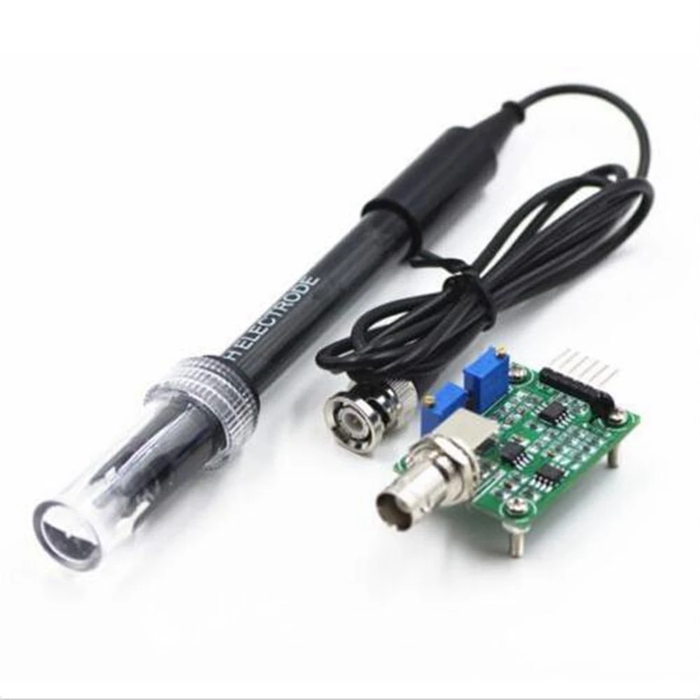 Liquid PH Value Detection Sensor Module PH Electrode Probe BNC Monitoring Control Board for BNC Electrode Probe
Liquid PH Value Detection Sensor Module PH Electrode Probe BNC Monitoring Control Board for BNC Electrode Probe