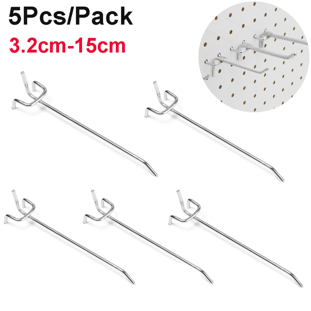 5Pcs 15/10cm Pegboard Hooks Metal Grid Wall Storage Racks Display Retail Shop Peg Welding Technology Makes It Incredible Strong
5Pcs 15/10cm Pegboard Hooks Metal Grid Wall Storage Racks Display Retail Shop Peg Welding Technology Makes It Incredible Strong