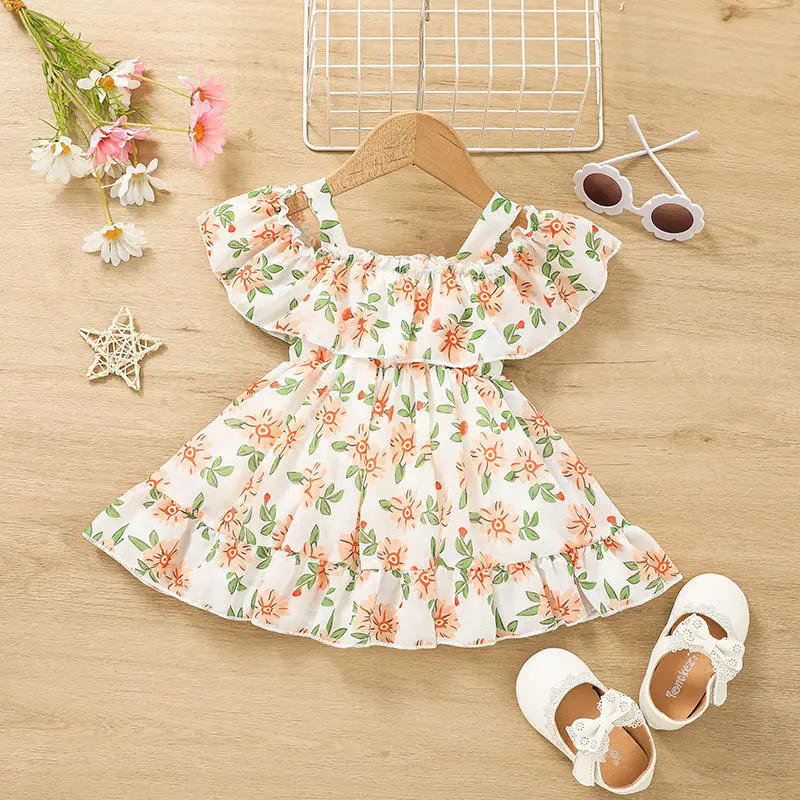 Summer 2021 New Arrivals Girls Summer Style Dress Short Sleeve Ruffles Floral Cute A-Line Girl Cake Dress 0-2T
Summer 2021 New Arrivals Girls Summer Style Dress Short Sleeve Ruffles Floral Cute A-Line Girl Cake Dress 0-2T
