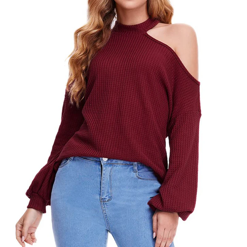 New Fashion Off Shoulder Knitted Women's Blouse Puff Long Sleeve Elestic Women Shirts Casual Loose Female Clothing Blusas 23388
New Fashion Off Shoulder Knitted Women's Blouse Puff Long Sleeve Elestic Women Shirts Casual Loose Female Clothing Blusas 23388