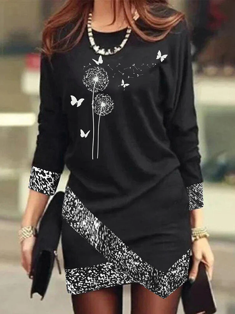 Spring Summer Women Patchwork Mini Dress 2023 Loungewear O-Neck Printing Long Sleeve Ladies Party Dress Streetwear Dropshipping
Spring Summer Women Patchwork Mini Dress 2023 Loungewear O-Neck Printing Long Sleeve Ladies Party Dress Streetwear Dropshipping