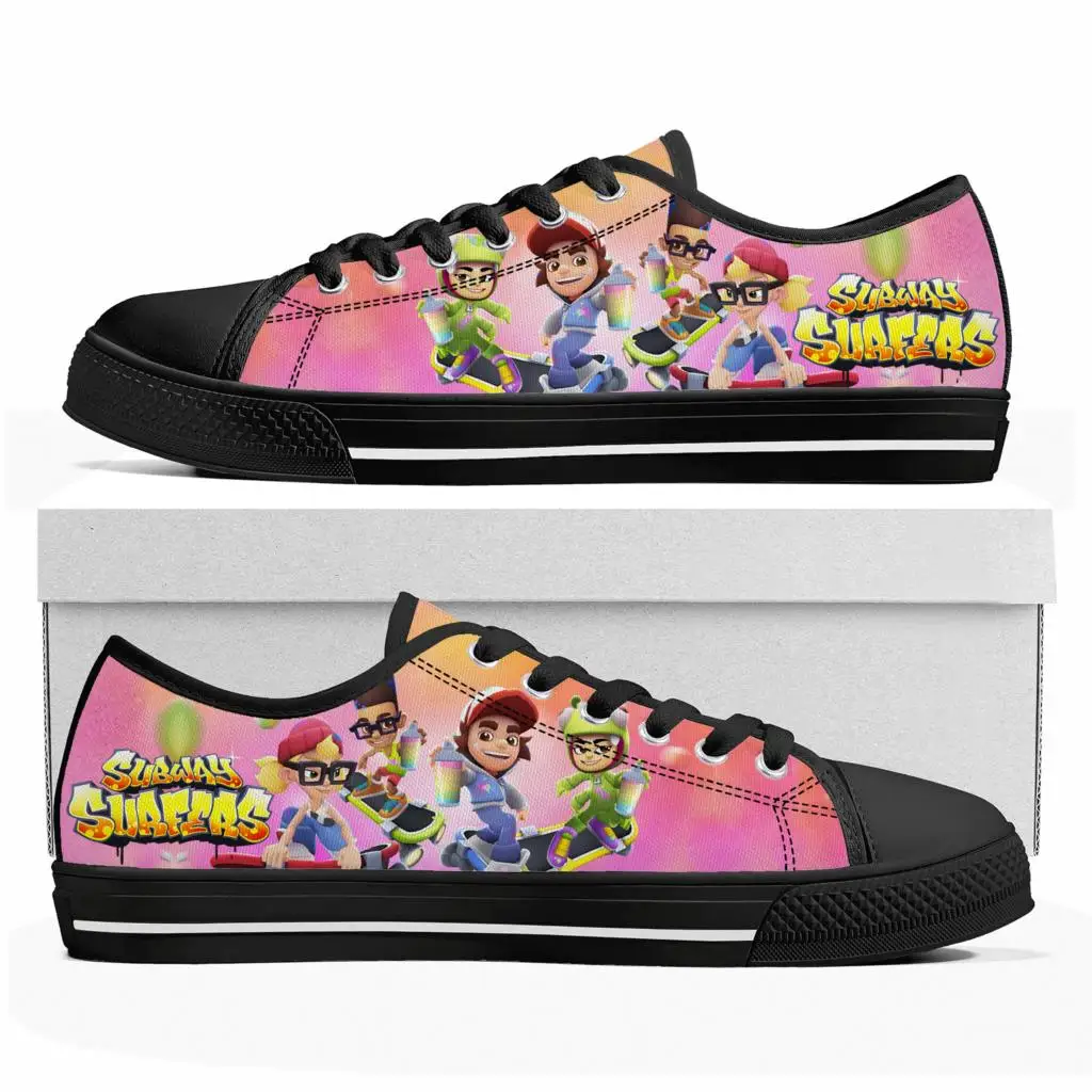 Anime Cartoon Game Subway Surfers Low Top Sneakers Womens Mens Teenager High Quality Shoes Casual Tailor Made Canvas Sneaker
Anime Cartoon Game Subway Surfers Low Top Sneakers Womens Mens Teenager High Quality Shoes Casual Tailor Made Canvas Sneaker