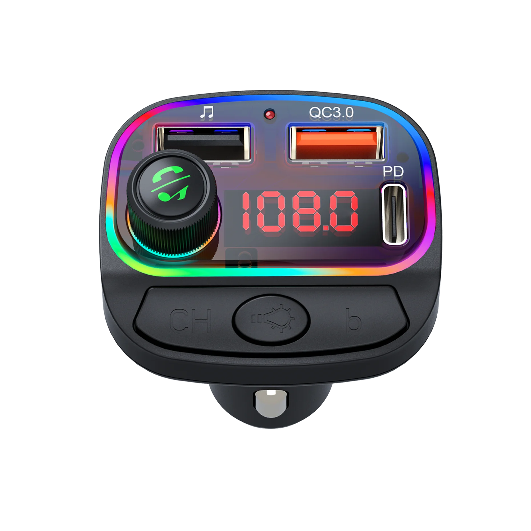 C15 Mp3 Music U Disk Multifunction Car Play USB Fast Charging BT Receiver Charger
C15 Mp3 Music U Disk Multifunction Car Play USB Fast Charging BT Receiver Charger