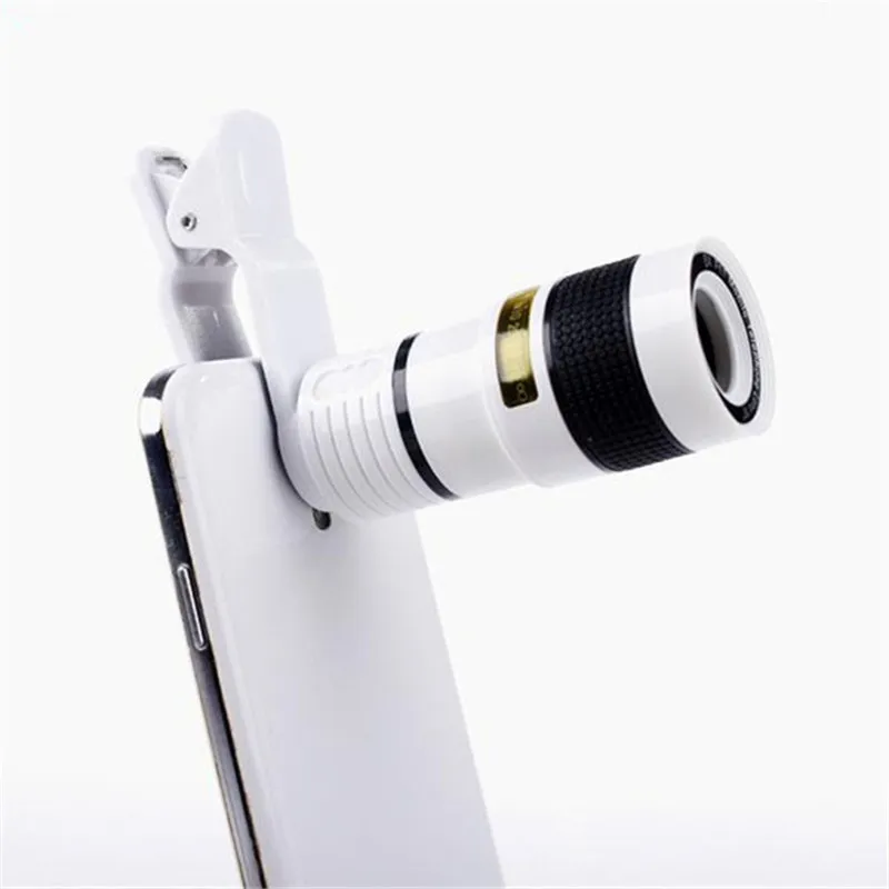 

Universal 12X Mobile Telephoto Lens, High Definition External Camera Lens with 12X Zoom and Focus Adjustment