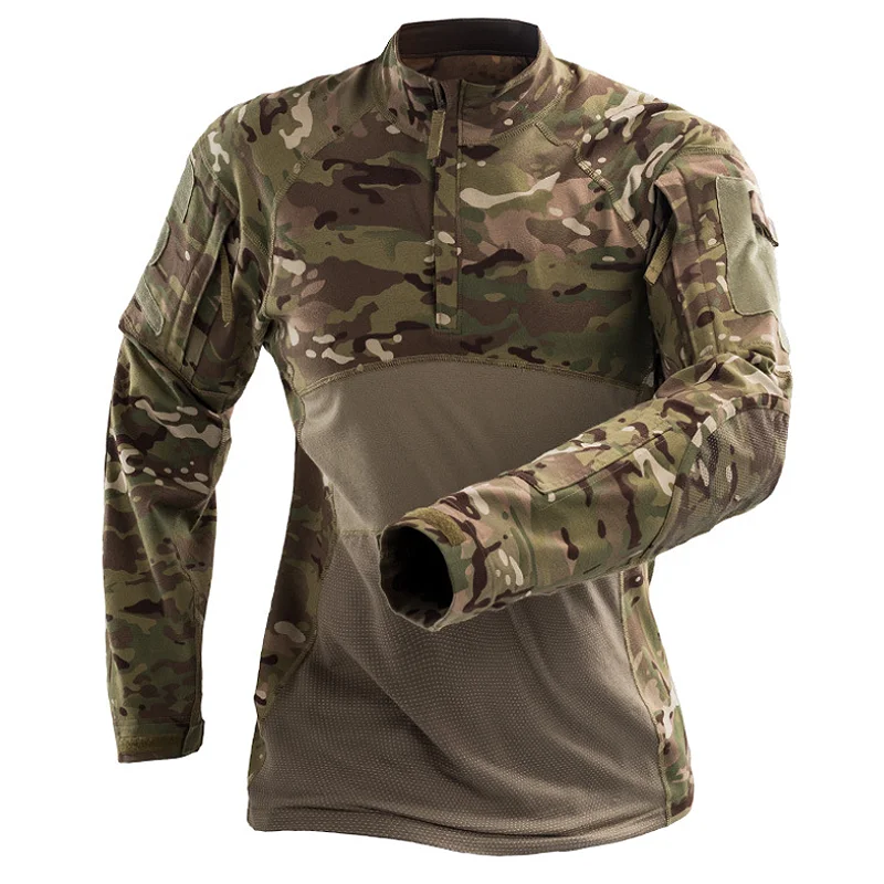 Tactical Combat Shirt Men Cotton Military Uniform Cotton CP Camouflage T- Shirt Multicam US Army Clothes Camo Long Sleeve Shirt
Tactical Combat Shirt Men Cotton Military Uniform Cotton CP Camouflage T- Shirt Multicam US Army Clothes Camo Long Sleeve Shirt