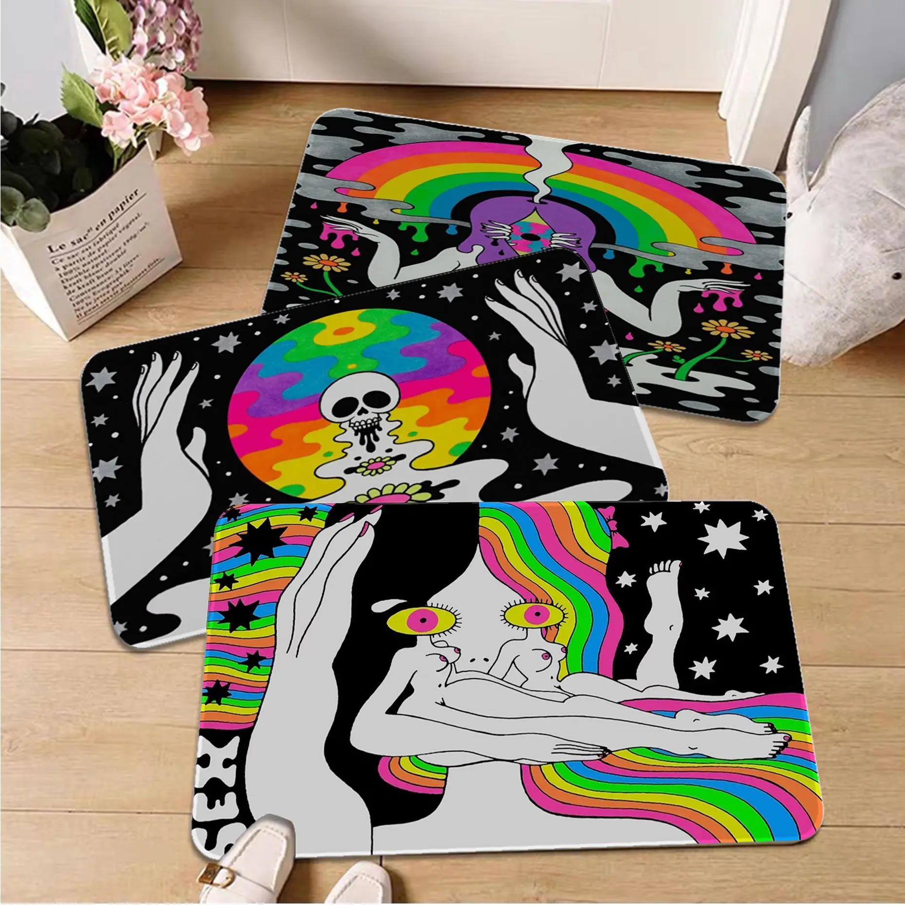 Mental Illness Psychedelic Entrance Door Mat Retro Multiple Choice Living Room Kitchen Rug Non-Slip Modern Home Decor
Mental Illness Psychedelic Entrance Door Mat Retro Multiple Choice Living Room Kitchen Rug Non-Slip Modern Home Decor