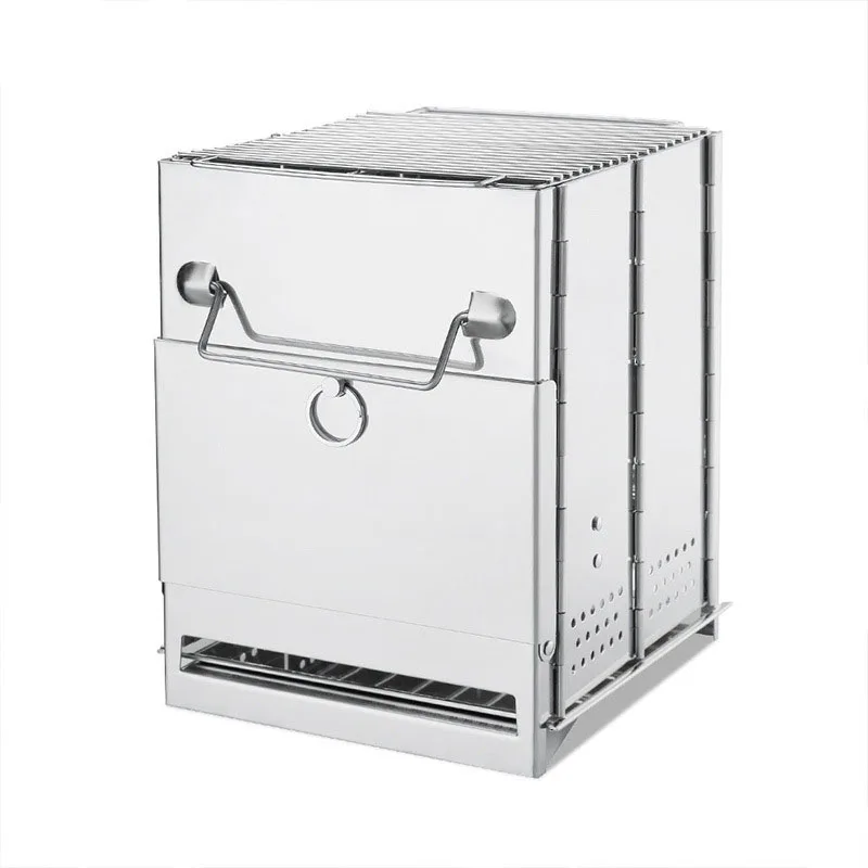 Bbq Stove with Storage Bag Small Stainless Steel Outdoor Folding Stove All-In-One Design Outdoor Cooking Utensils Kitchenware
Bbq Stove with Storage Bag Small Stainless Steel Outdoor Folding Stove All-In-One Design Outdoor Cooking Utensils Kitchenware