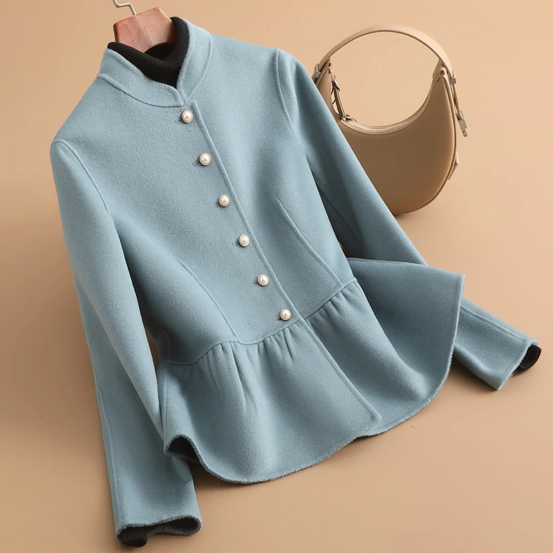 Новинка Осень-зима 2023 двухстороннее флисовое шерстяное пальто для женщин высококачественное корейское универсальное короткое пальто 
Новинка Осень-зима 2023 двухстороннее флисовое шерстяное пальто для женщин высококачественное корейское универсальное короткое пальто