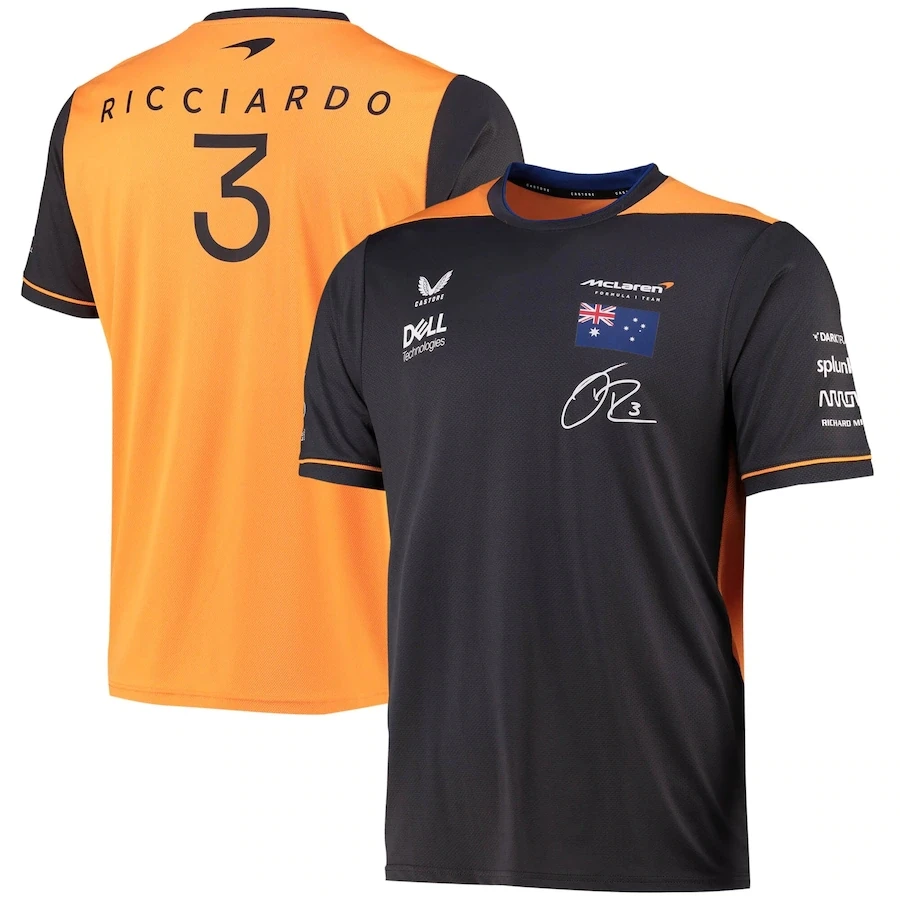 2022 McLaren Daniel Ricciardo Team Drivers Set Short Sleeve T-Shirt Men Women Outdoor Sportswear High Quality Clothing
2022 McLaren Daniel Ricciardo Team Drivers Set Short Sleeve T-Shirt Men Women Outdoor Sportswear High Quality Clothing