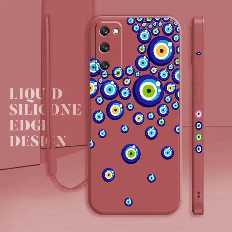 Evil Eye Nazar Case For Samsung Galaxy S22 S21 S20 S10 S8 S9 S10e Ultra FE Note 20 10Plus Silicone Square Liquid Candy Color
Evil Eye Nazar Case For Samsung Galaxy S22 S21 S20 S10 S8 S9 S10e Ultra FE Note 20 10Plus Silicone Square Liquid Candy Color
