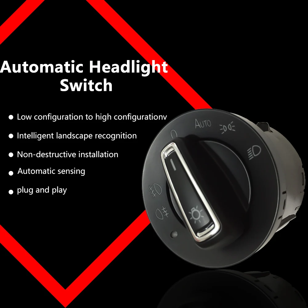 Headligh Automatic Switch Control Module for VW Passat B6 B7 Touran Tiguan Polo Golf 6 MK6 CC Bettle Scirocco Car Accessories
Headligh Automatic Switch Control Module for VW Passat B6 B7 Touran Tiguan Polo Golf 6 MK6 CC Bettle Scirocco Car Accessories